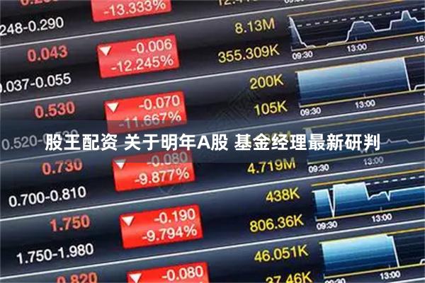 股王配资 关于明年A股 基金经理最新研判